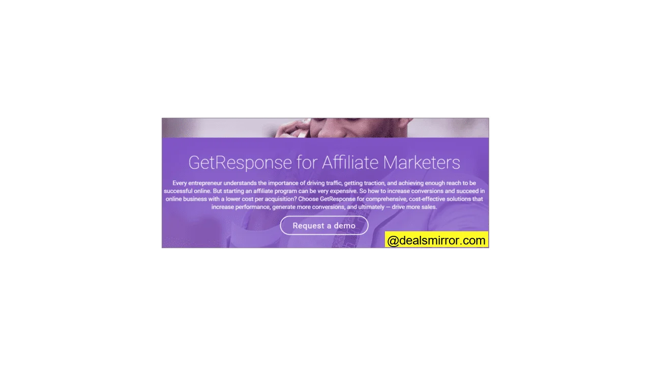GetResponse Email software for Affiliate Marketers