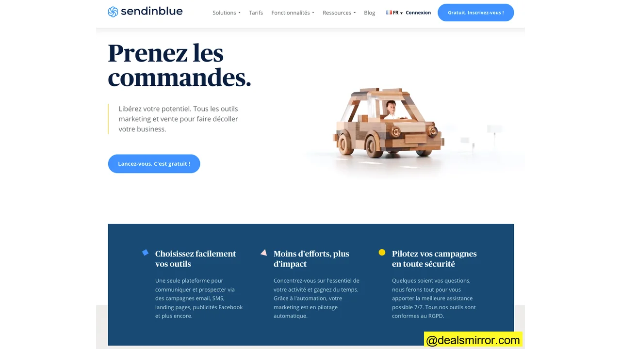 Revue du marketing par courriel SendinBlue