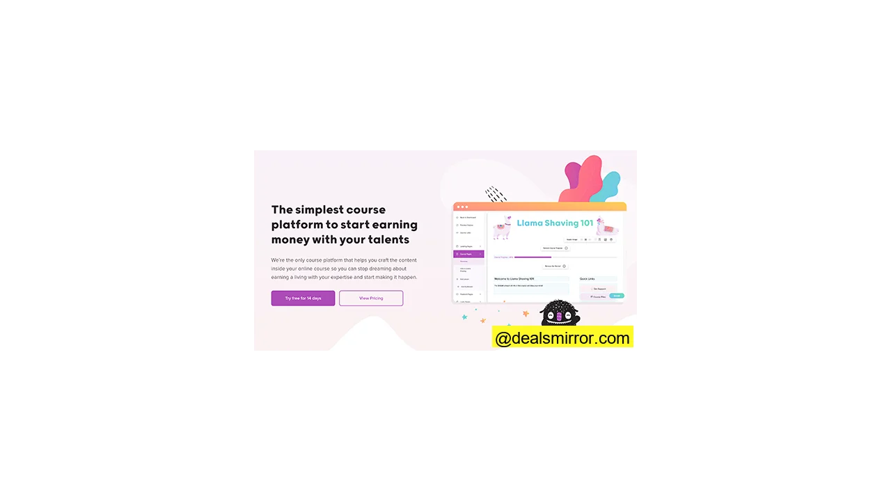 teachery homepage with value proposition and illustration