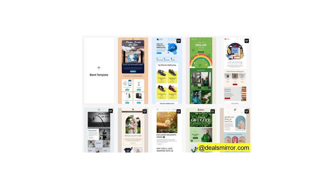 plantillas de email gratuitas para comercio electrónico de Mailchimp